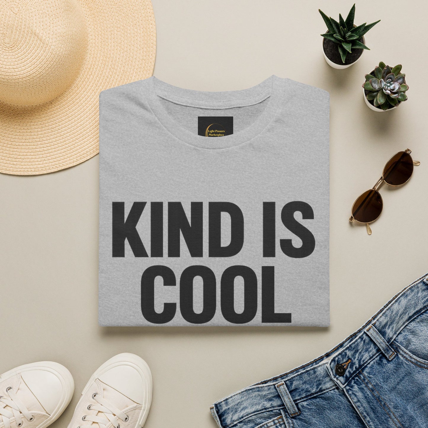 Kind Is Cool Adult Unisex T‑Shirt — Bold Positive Message