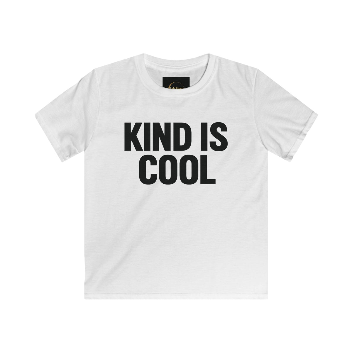 Youth Kids Tee — "Kind Is Cool" Positive Message T-Shirt