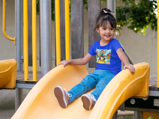 I Am Brave Toddler Tee — Kids' Inspirational Playground T‑Shirt