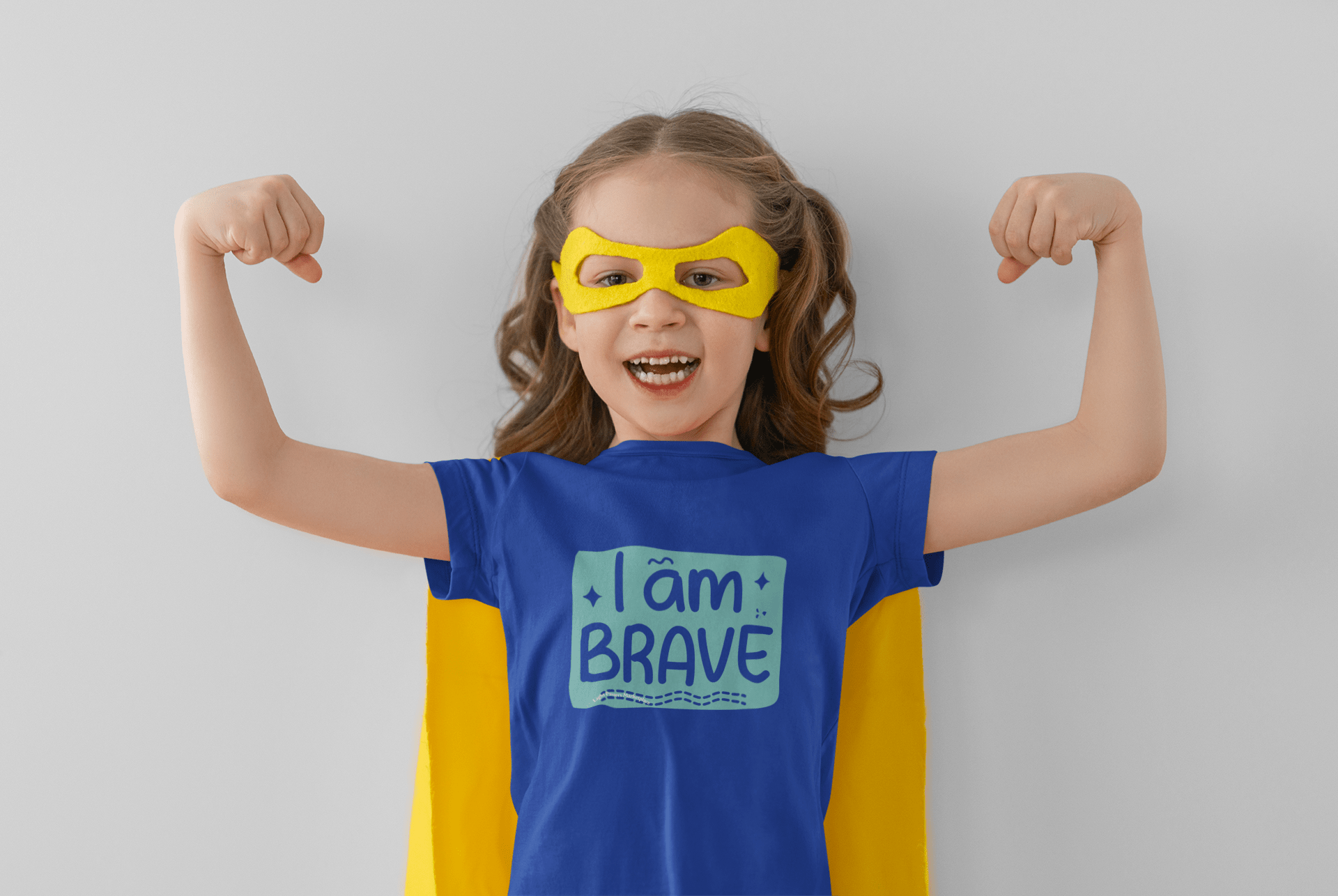 Love and Peace-I am Brave Inspirational Youth T-Shirt, designed to empower with positive messages, featuring smooth fabric and durable construction for everyday wear.