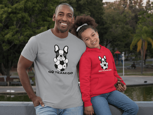 Teams Soccer Dog Go Team Go Toddler Hooded Sweatshirt