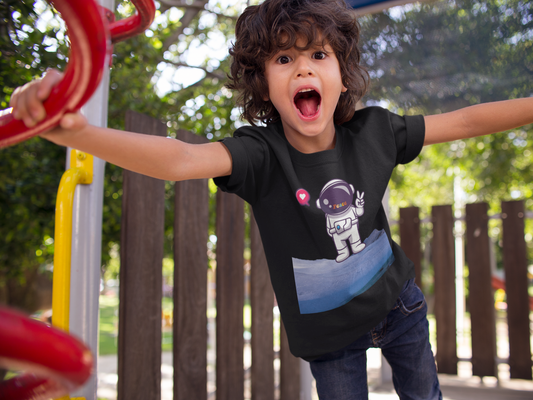 Kids/ Youth Astronaut Tee – Cute Space Explorer Graphic Shirt