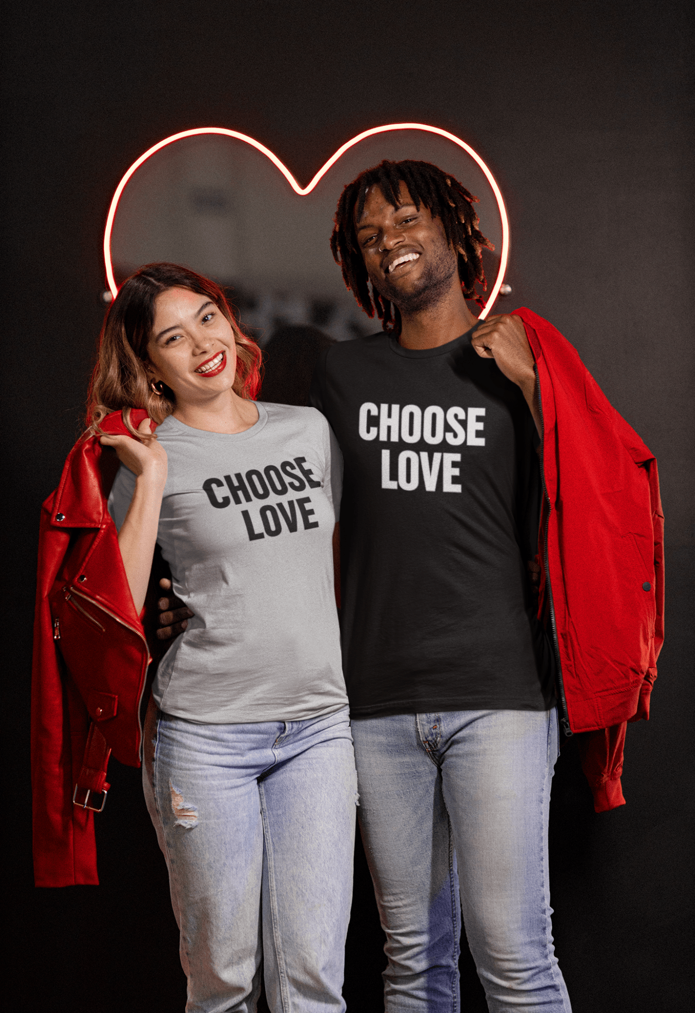 Choose Love Adult Unisex T-Shirt — Bold  Inspirational