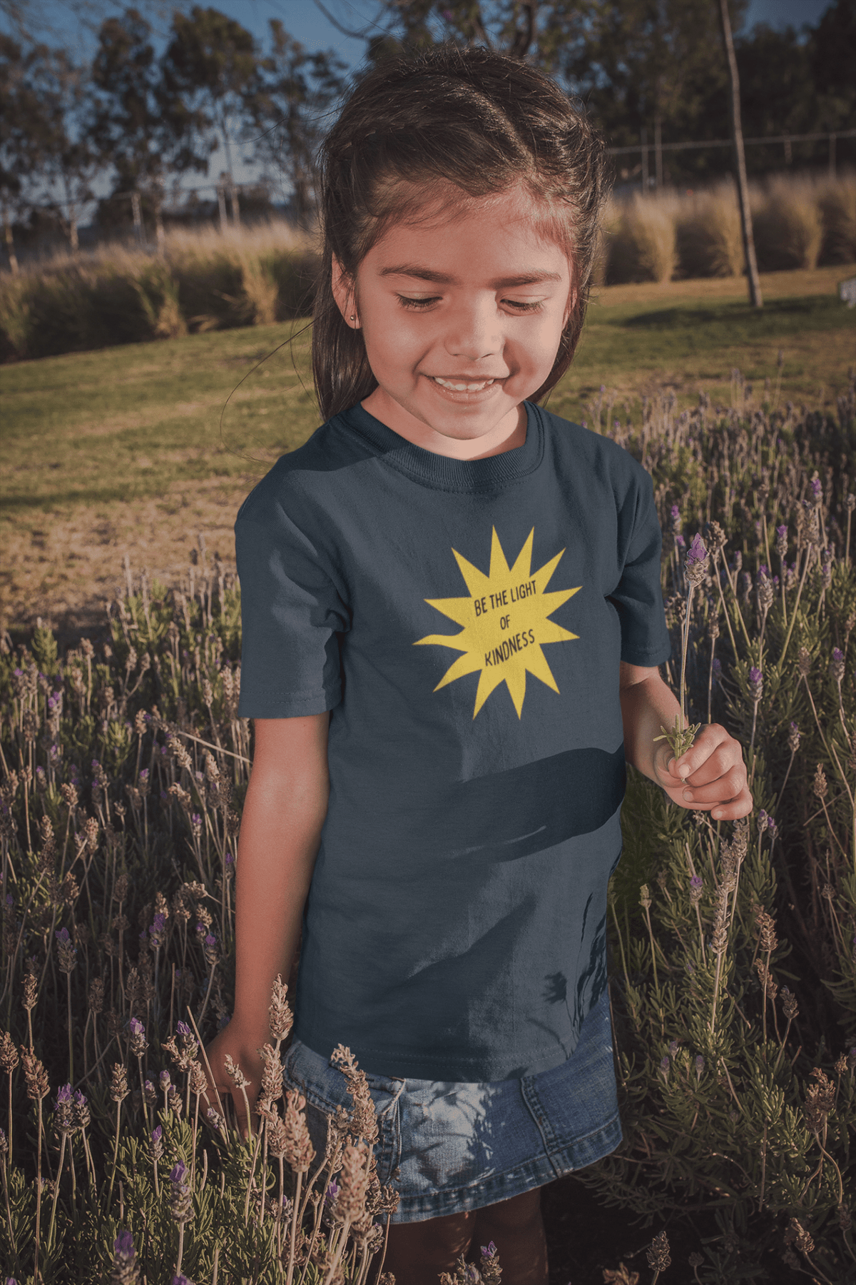 Kids/Youth Tee — Yellow Starburst “Be The Light of Kindness”