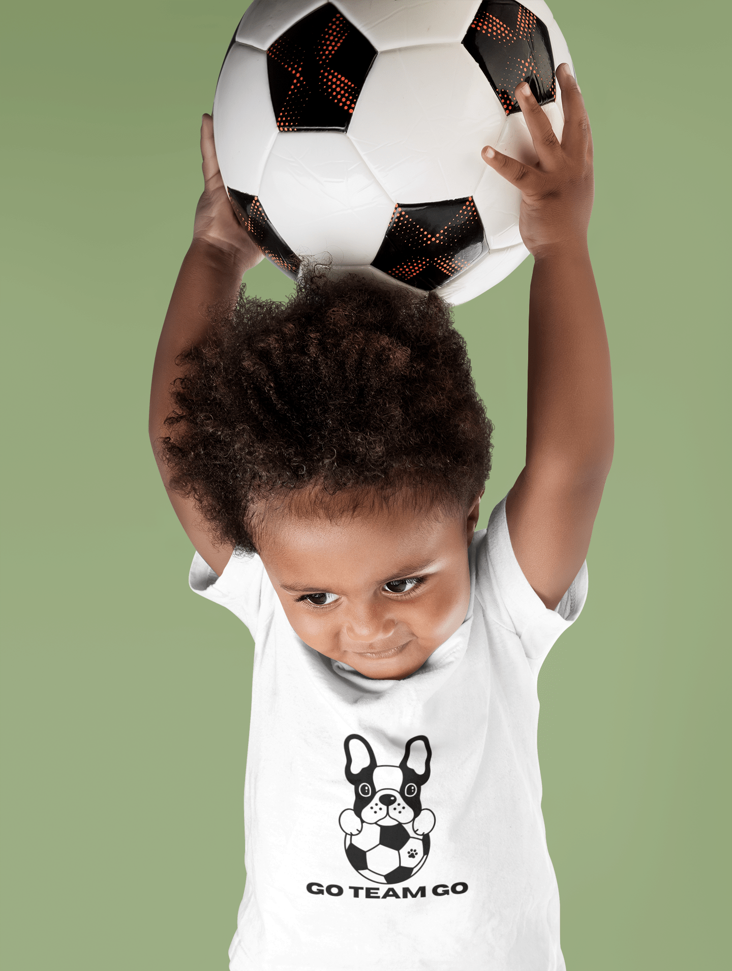 Soccer Dog Go Team Go Toddler T-shirt