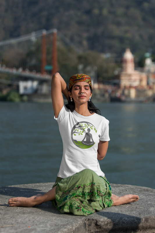 Light Passers Marketplace Meditation Unisex T-Shirt Simple Messages, Fitness, Mental Health