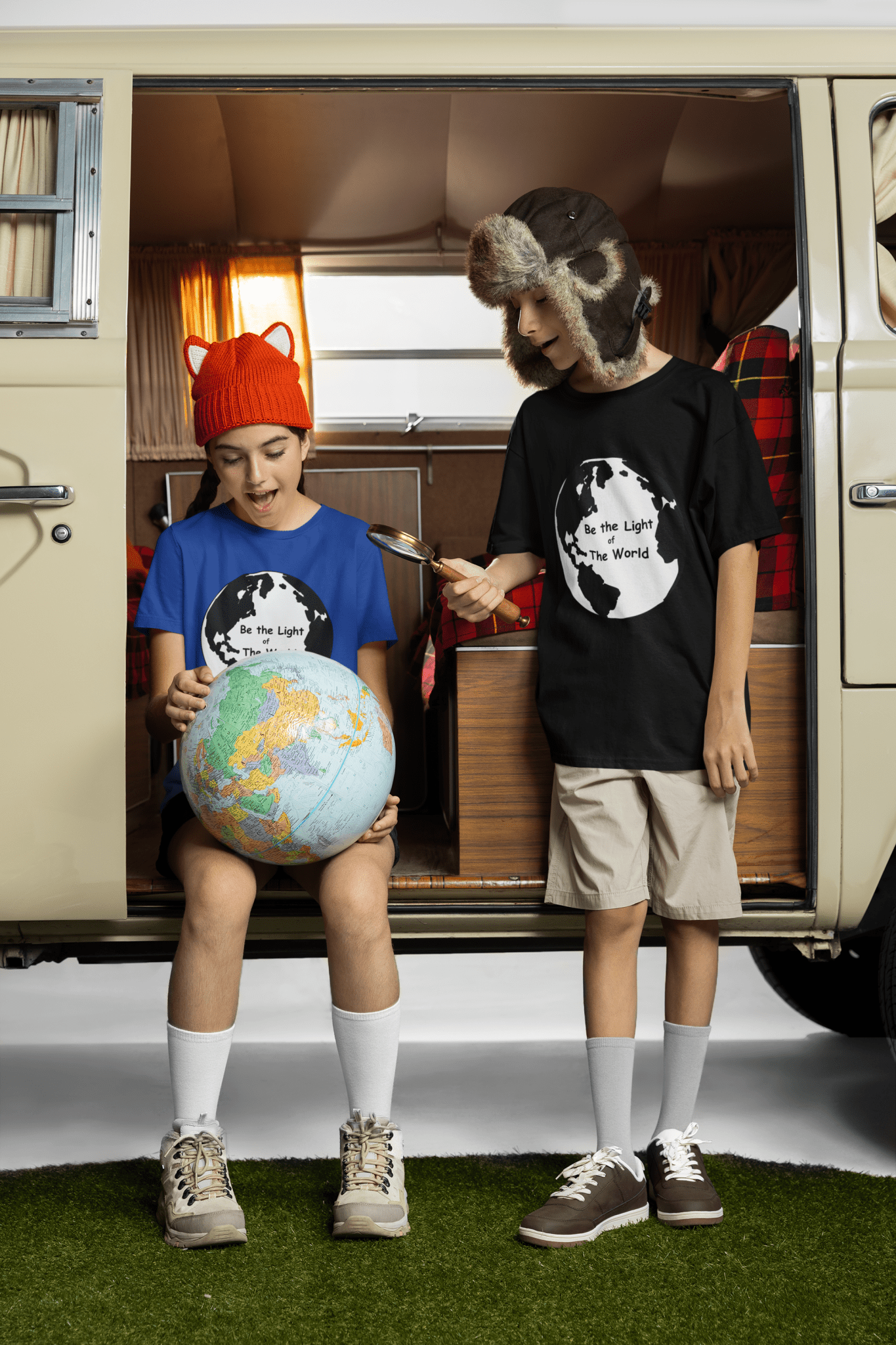 Kids 'Wear to Change the World' Tee — Inspirational Message Shirt