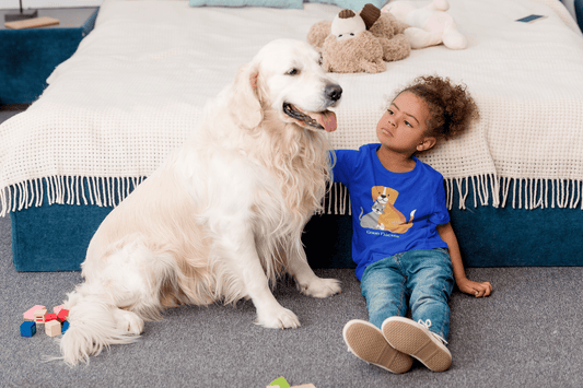 Toddler Tee — 'Good Friends' Dog & Cat Cute Animal Graphic